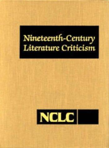 NCLC Volume 105 Nineteenth-Century Literature Criticism
