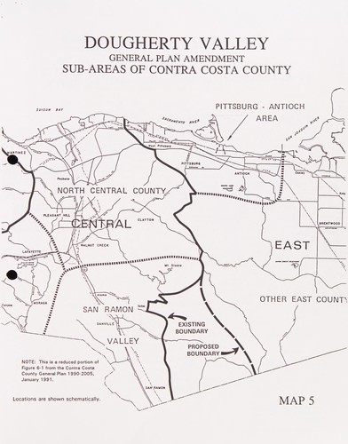 Dougherty Valley general plan amendment, Contra Costa County