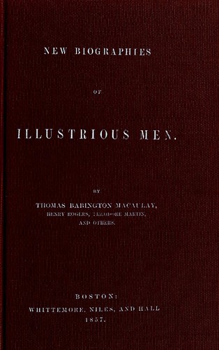 New biographies of illustrious men