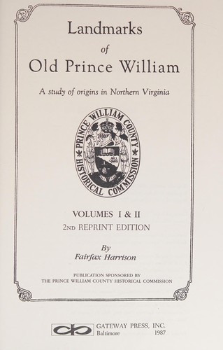 Landmarks of old Prince William