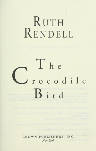 The crocodile bird