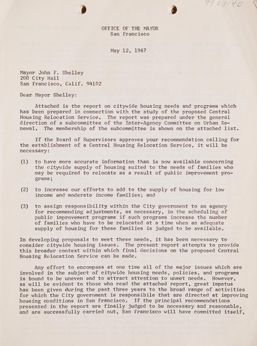 A report on housing in San Francisco