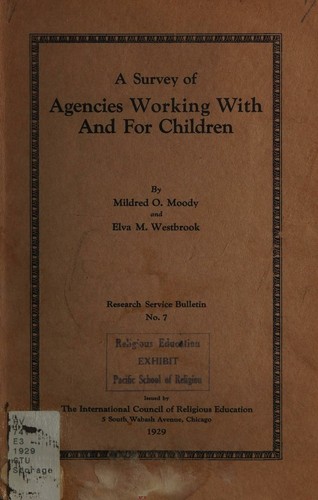 A Survey of Agencies Working with and for Children