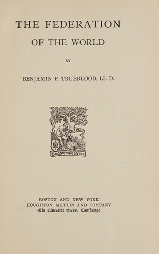 The federation of the world