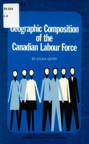 The geographic composition of the Canadian labour force.
