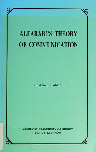 Alfarabi's theory of communication