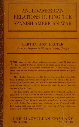 Anglo-American relations during the Spanish-American War