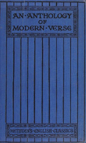 An anthology of modern verse,
