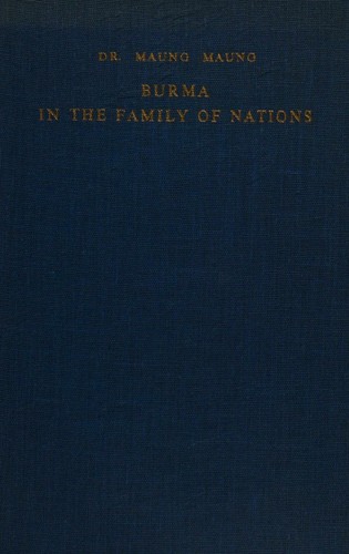 Burma in the Family of Nations