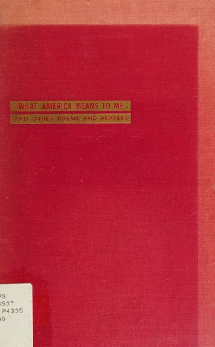 What America Means to Me