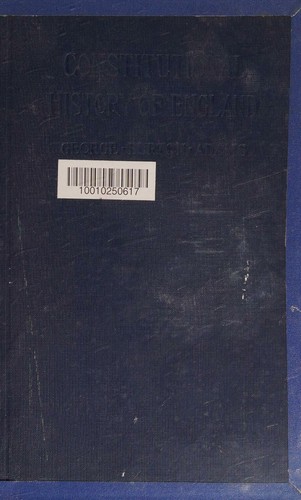 Constitutional History of England