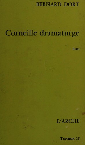 Corneille dramaturge