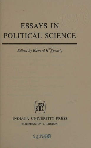 Essays in political science