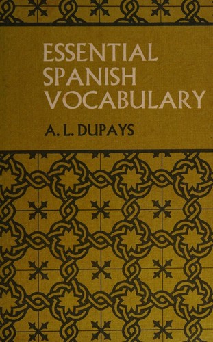 Essential Spanish vocabulary.