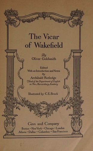 Goldsmith's The Vicar of Wakefield