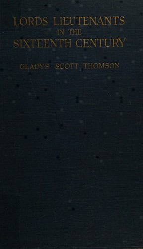 Lords lieutenants in the sixteenth century