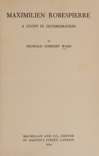 Maximilien Robespierre