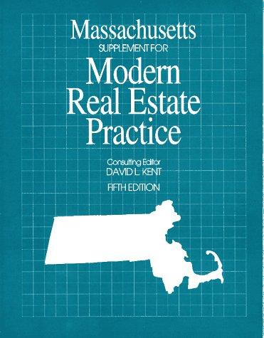 Massachusetts supplement for Modern real estate practice