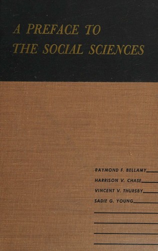 A preface to the social sciences