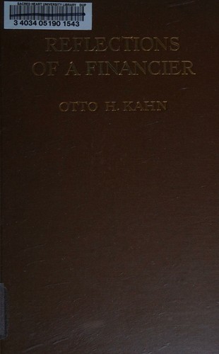 Reflections of a financier