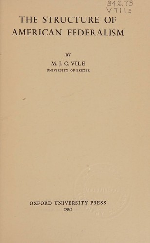 The structure of American federalism