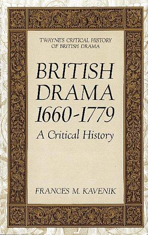 British drama, 1660-1779