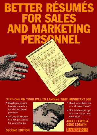 Better résumés for sales and marketing personnel.