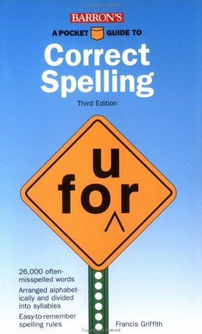 A pocket guide to correct spelling