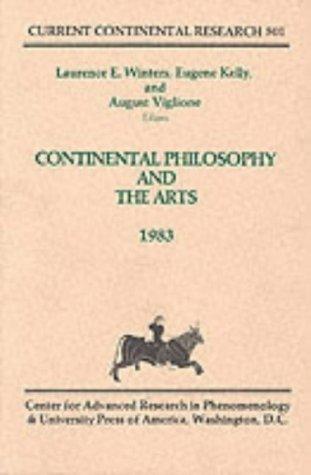 Continental philosophy and the arts, 1983