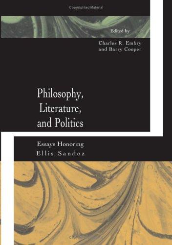 Philosophy, literature, and politics