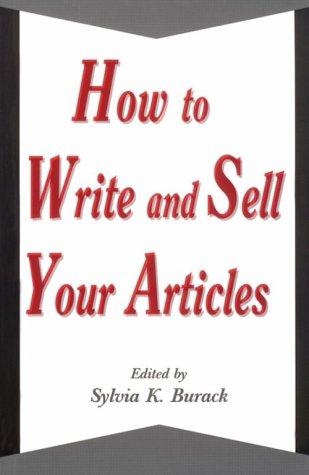 How to write and sell your articles