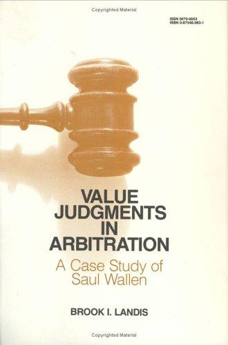 Value judgments in arbitration