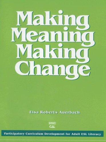Making meaning, making change