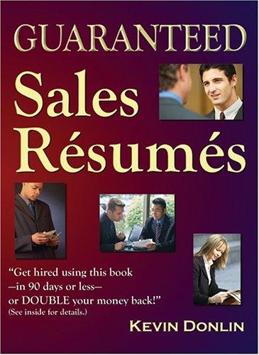 Guaranteed Sales Resumes