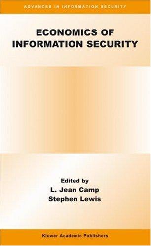 Economics of Information Security (Advances in Information Security)