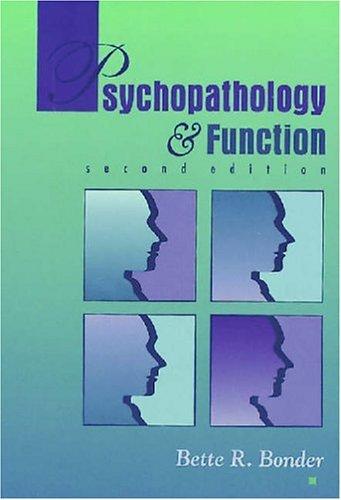 Psychopathology & Function