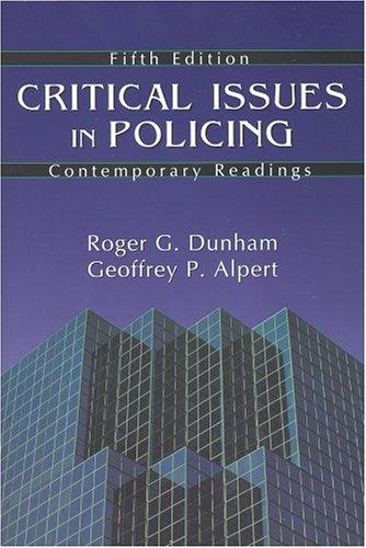 Critical issues in policing