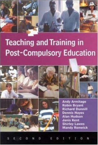 Teaching and training in post-compulsory education