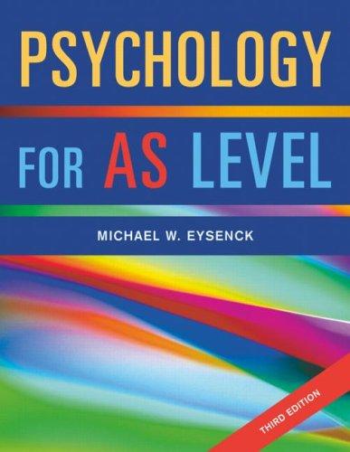 Psychology For AS-Level