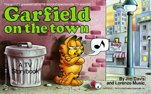 Garfield on the town