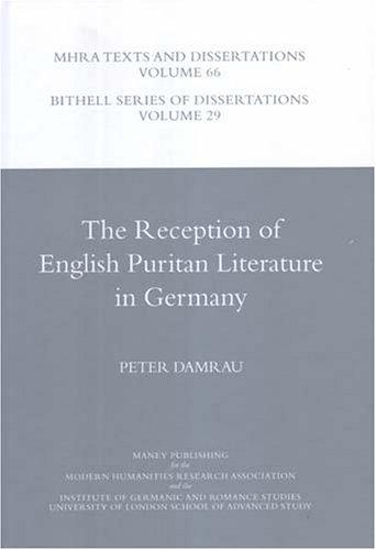 The Reception of English Puritan Literature in Germany
