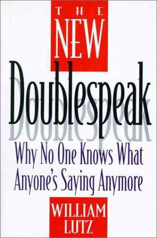 The new doublespeak