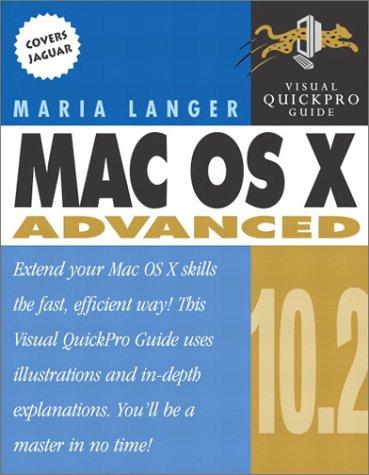 Mac OS X 10.2 advanced