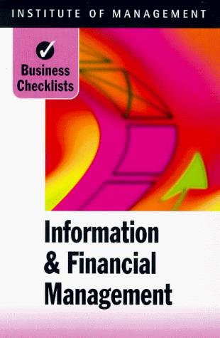 Information and Financial Management (Business Checklists)