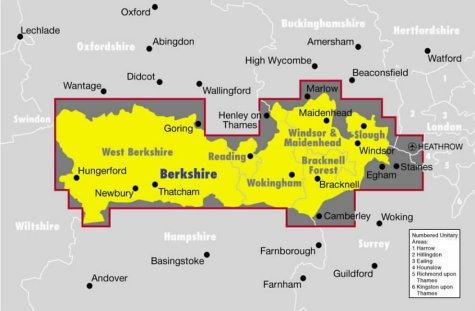 Ordnance Survey Berkshire Street Atlas (OS / Philip's Street Atlases)
