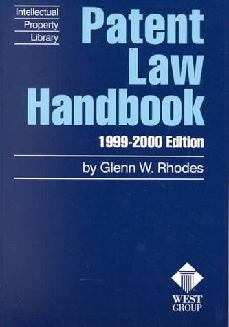 Patent Law Handbook 1999-2000