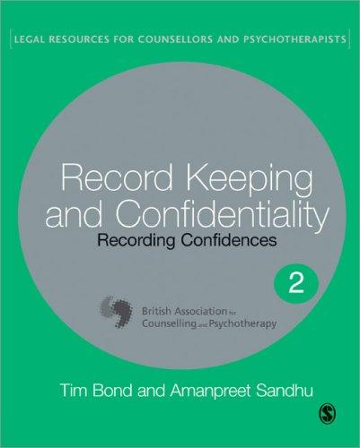Record Keeping and Confidentiality