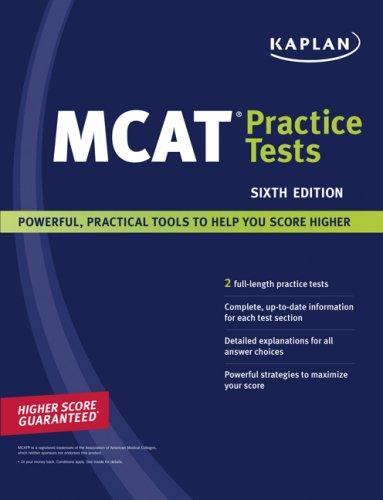 Kaplan MCAT Practice Tests, Sixth Edition