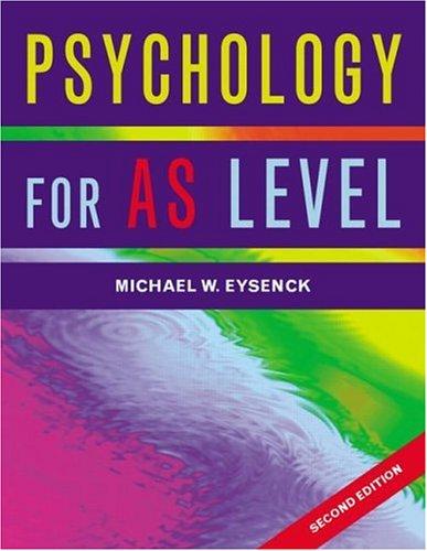 Psychology for AS Level