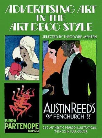 Advertising art in the Art Deco style